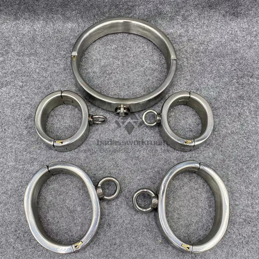 Customizable Bondage Kit Cuffs Set/Lock Cylinder