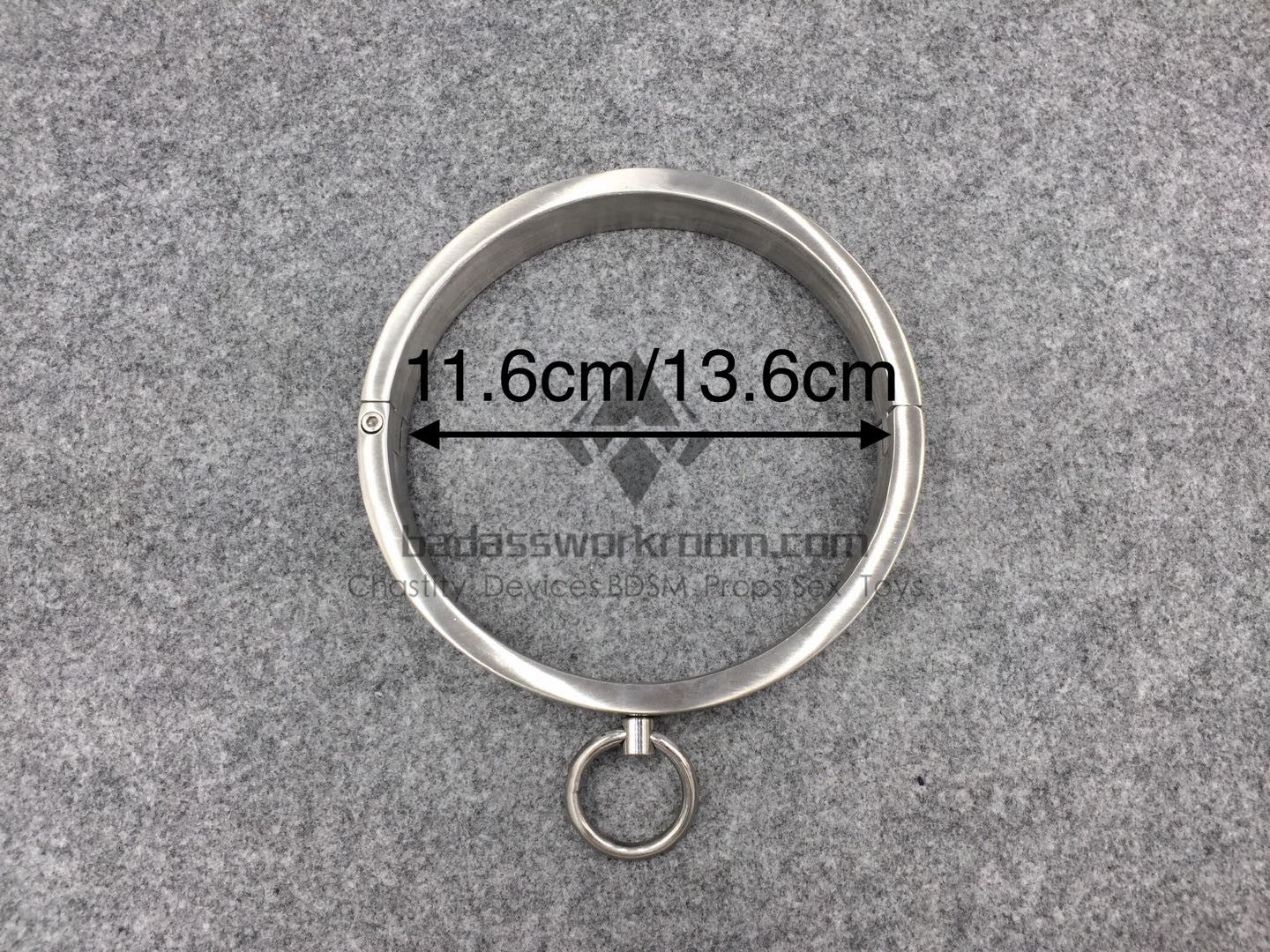 Screw Lock Stainless Steel BDSM Collar