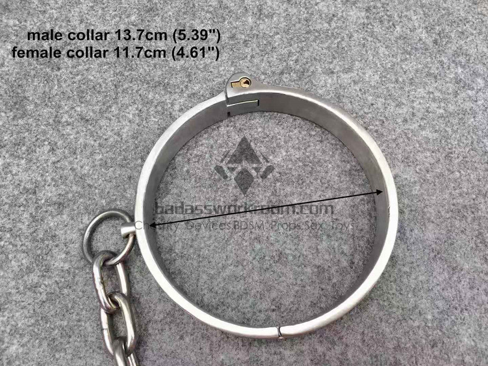 Integrated Cylinder Core Lock Chain Connected Steel Bondage 3 In 1 Kit