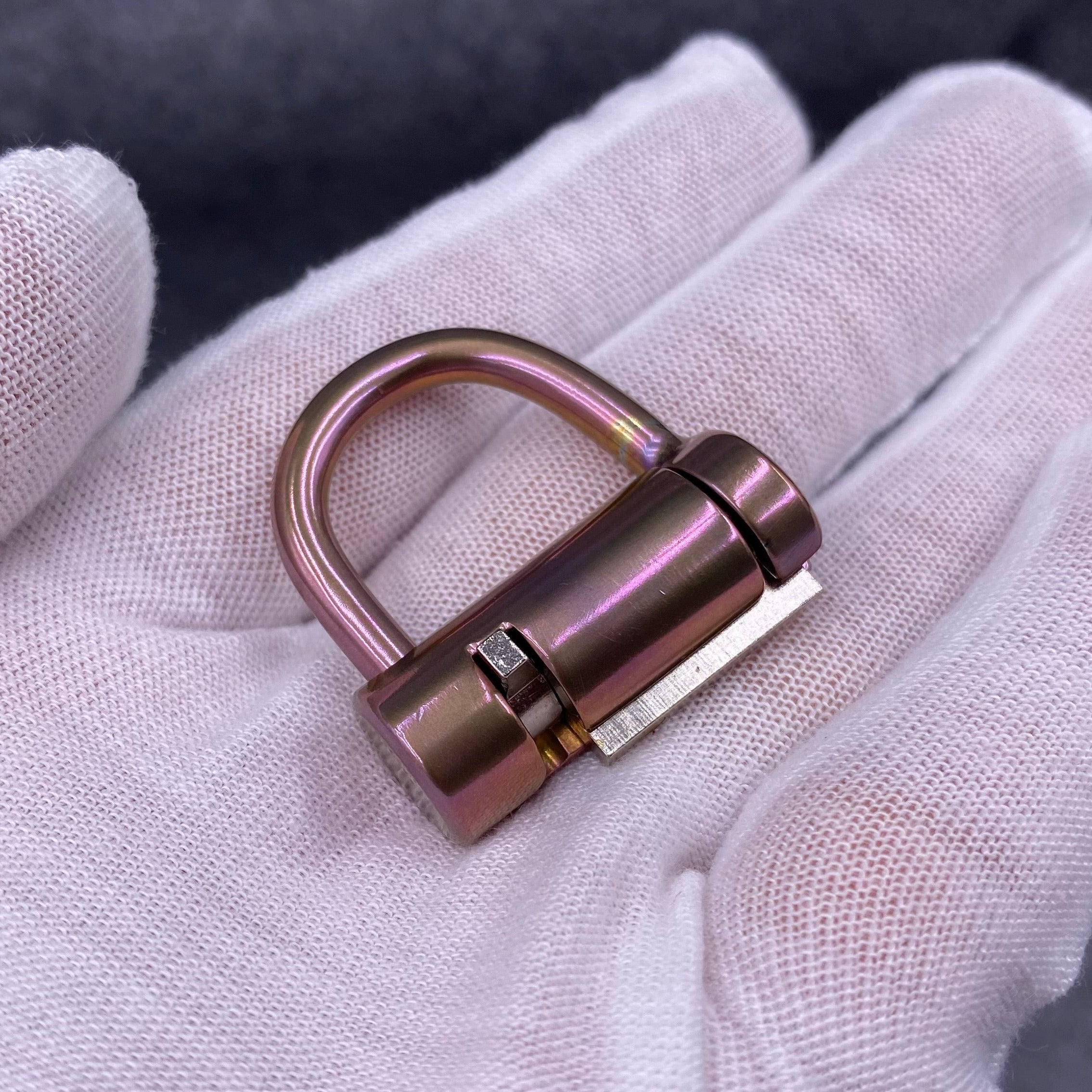 ONLY 1!Colored Titanium PA D Ring Lock – badassworkroom pro